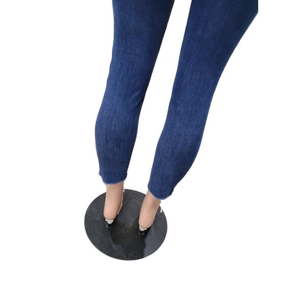 Free People Destroyed Reagan Jeans Size 29 Stretch Denim Button Fly - Picture 9 of 11